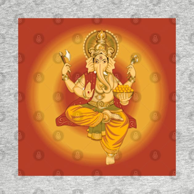 Ganesha , Hindu God Of Good Tidings by justrachna